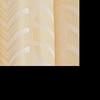Nova Cream Color Abstract Door Curtain - Set of 2