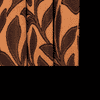 Irevene Brown Color Floral Door Curtain - Set of 2