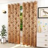 Myra Mouse Color Floral Door Curtain - Set of 2