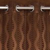 Ellie Brown Color Abstract Window Curtain   Set of 2