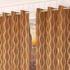 Nora Mouse Color Abstract Door Curtain - Set of 2
