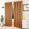 Nora Mouse Color Abstract Door Curtain - Set of 2