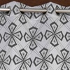 Thalia Grey Color Geometric Door Curtain - Set of 2