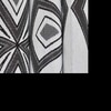Thalia Grey Color Geometric Long Door Curtain - Set of 2