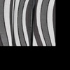 Oscar Grey Color Abstract Long Door Curtain - Set of 2