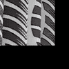 Joe Black Color Abstract Window Curtain   Set of 2