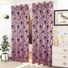 Scarlett Pink Color Floral Door Curtain - Set of 2