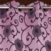 Scarlett Pink Color Floral Door Curtain - Set of 2