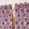 Scarlett Pink Color Floral Door Curtain - Set of 2