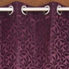 Imana Purple Color Floral Long Door Curtain - Set of 2