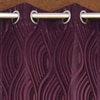 Tuireann Purple Color Abstract Door Curtain - Set of 2