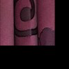 Penelope Purple Color Floral Long Door Curtain - Set of 2