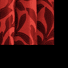 Lucia Red Color Floral Door Curtain - Set of 2