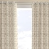 Jeff Beige Polyester Room-Darkening 7 ft Door Curtain