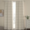 Jeff Beige Polyester Room-Darkening 7 ft Door Curtain