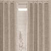 Ashley Beige Polycotton Room-Darkening 7 ft Door Curtain Set of 2