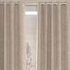 Ashton Beige Polycotton Room-Darkening 9 ft Long Door Curtain Set of 2