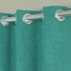 Naryssa Light Blue Polyester Room-Darkening 7 ft Door Curtain