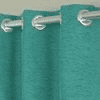 Nericcia Light Blue Polyester Room-Darkening 9 ft Long Door Curtain