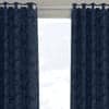Nicolas Dark Blue Polyester Room-Darkening 7 ft Door Curtain