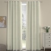 Chassidy Cream Polyester Room-Darkening 7 ft Door Curtain
