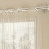 Geraldine Gold Polyester Sheer 7 ft Door Curtain