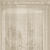 Helen Gold Polyester Sheer 7 ft Door Curtain Set of 2