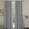 Ariana Grey Polycotton Room-Darkening 9 ft Long Door Curtain Set of 2