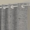 Ariana Grey Polycotton Room-Darkening 9 ft Long Door Curtain Set of 2