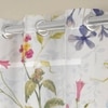 Sondia Set of 1 Multicolor Polyester Sheer 7 ft Door Curtain