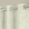 Angelina Off White Polyester Room-Darkening 7 ft Door Curtain Set of 2