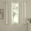 Charo Cream Polyester Room Darkening 5 ft Window Curtain