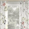 Syprianne Multicolor Polyester Sheer 5 ft Window Curtain
