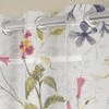 Syprianne Multicolor Polyester Sheer 5 ft Window Curtain