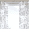Faith White Polycotton Sheer 5 ft Window Curtain