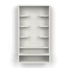 Bluewud Shubh Mini Engineered Wood Prayerut In White Finish
