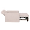 Bella One  Seater Pull Out  Fabric Sofa Cum Bed Cream