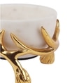 Opulent Antler Marble Centerpiece