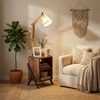 Ronan Beige Jute Floor Lamp with Beige Jute Base