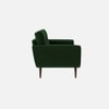 Faro Velvet 3 Seater Sofa in Green Colour