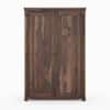 Claire 2 Door Sheesham Wood  Wardrobe In Provincial Teak Finish