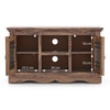 Bunai Solid Wood Free Standing TV Unit In Teak Finish
