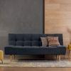 Ofra 3 Seater Sofa Cum Bed In Black Color