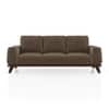 Granada Premium 3 Seater Fabric Sofa in Truffle Beige Velvet Colour