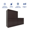 Kamiya Engineered Wood Shoe Rack In Columbian Walnut Finish