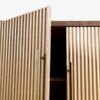 Linn Solid Wood Sideboard in Brown Colour