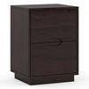Zephyr Solid Wood Bedside Table in Mahogany Finish
