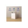 Emi Engineered Wood Bedside Table in White Finish