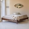 Quinlynn Solid wood King Size Bed in Provincial Teak Finish 72x78 inches