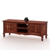 David Solid Wood TV Unit in Honey Finish